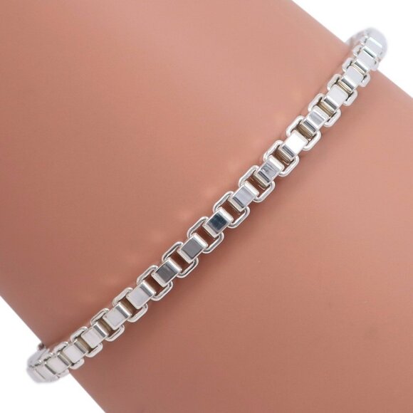 TIFFANY&Co. Venetian Bracelet Silver925 16.3g Women - Picture 1 of 5